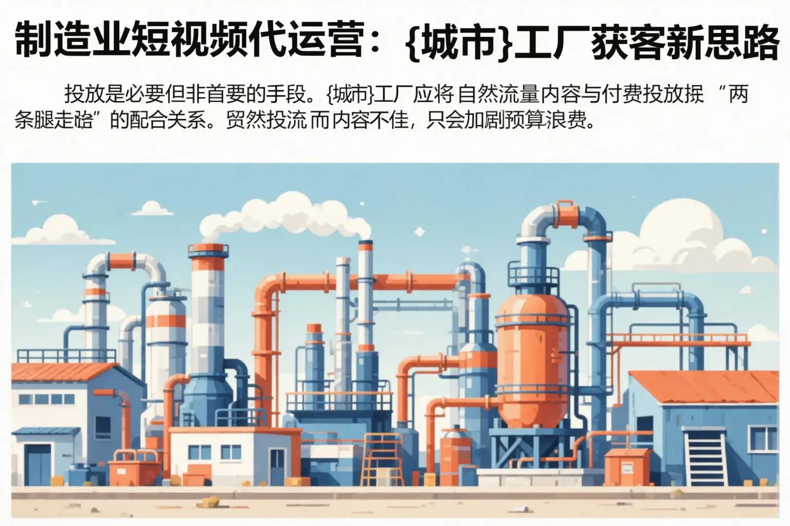 制造业短视频代运营：嵩县工厂获客新思路